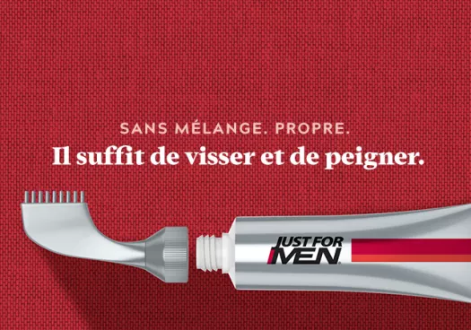 No mix. No mess. Just twist & comb.