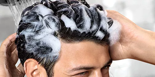 Using Control GX shampoo