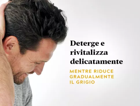 Deterge e rivitalizza delicatamente