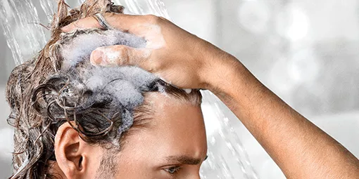 Using Control GX shampoo