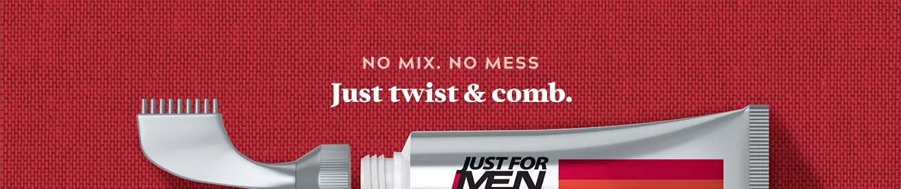 No mix. No mess. Just twist & comb.
