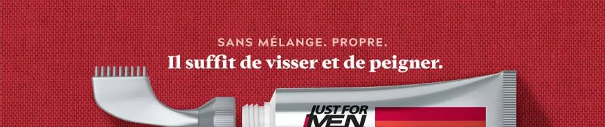 No mix. No mess. Just twist & comb.