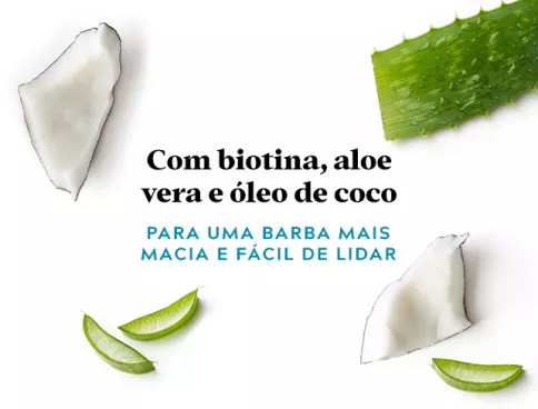 With biotin, aloe and coconut oil: beard feels softer & manageable