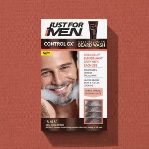 control gx beard wash on fabric