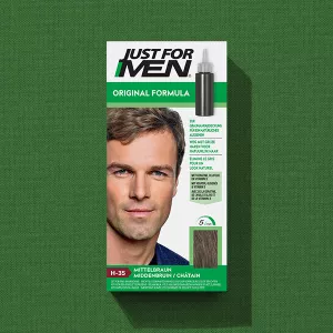 Original Formula box on green fabric