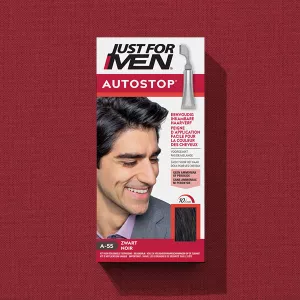 Autostop box on red fabric