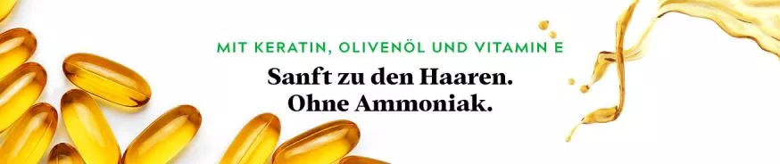 Keratin, olive oil, vitamin E