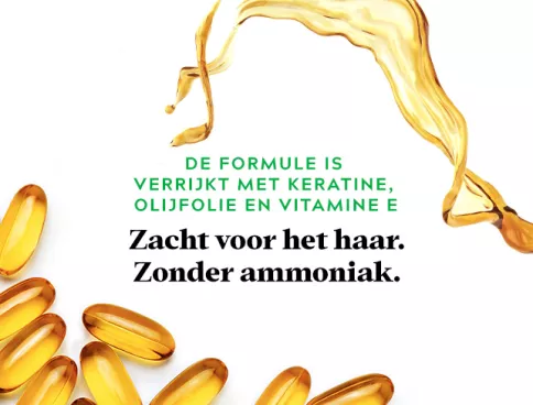 Keratin, olive oil, vitamin E