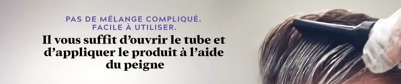 No Mix. No Mess. Just twist & comb.