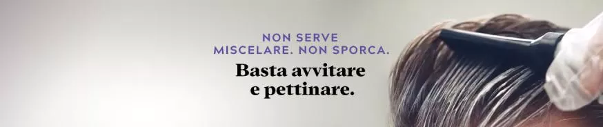 Nessun mix. Nessun pasticcio. Basta torcere e pettinare.