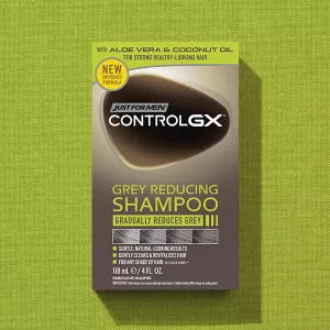 cgx shampoo on green fabric